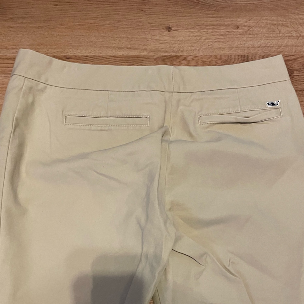 Vineyard Vines Cream Pants Classic Style - Picture 3 of 4